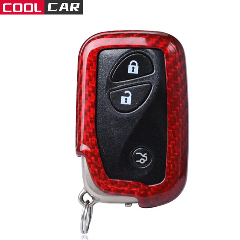 

Car Accessories Carbon Fiber For Lexus key Auto Remote Flip Case Cover Shell bag CT IS ES GS RX GX Series Car-Styling 2019 2020