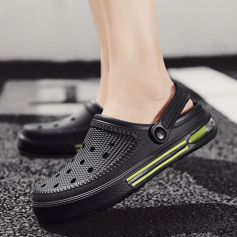 Мужские шлепанцы Пляжные Летняя уличная садовая обувь Zapatillas Hombre сандалии для