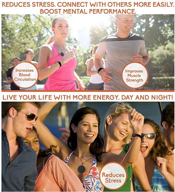 Ожерелье с подвеской для мужчин квантовая скалярная энергия бионаука Японская