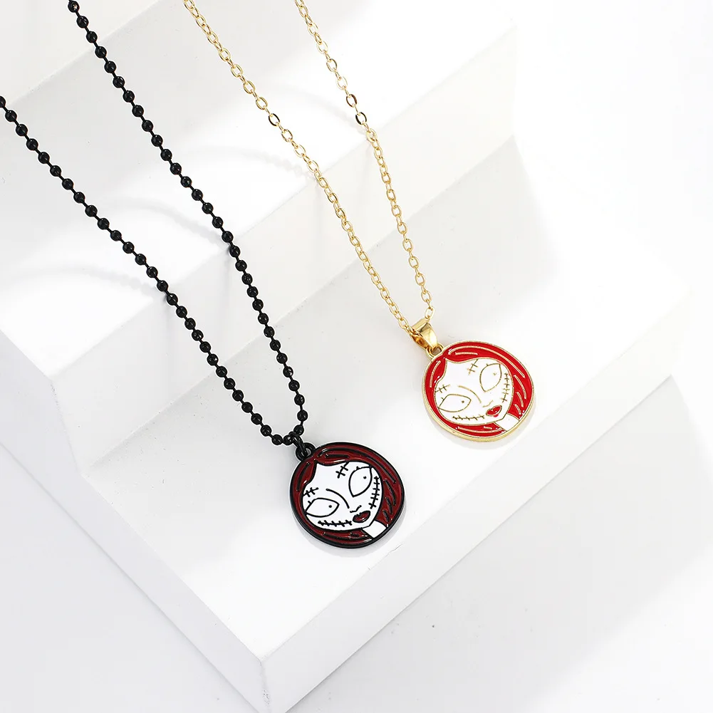 Женское Ожерелье с черепом в стиле ретро ожерелье изображением героев