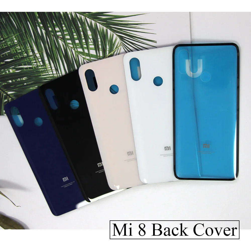 E-fa mi ly Xiaomi 8 крышка батареи Задняя стеклянная задняя дверь корпус чехол для SE 8SE Lite