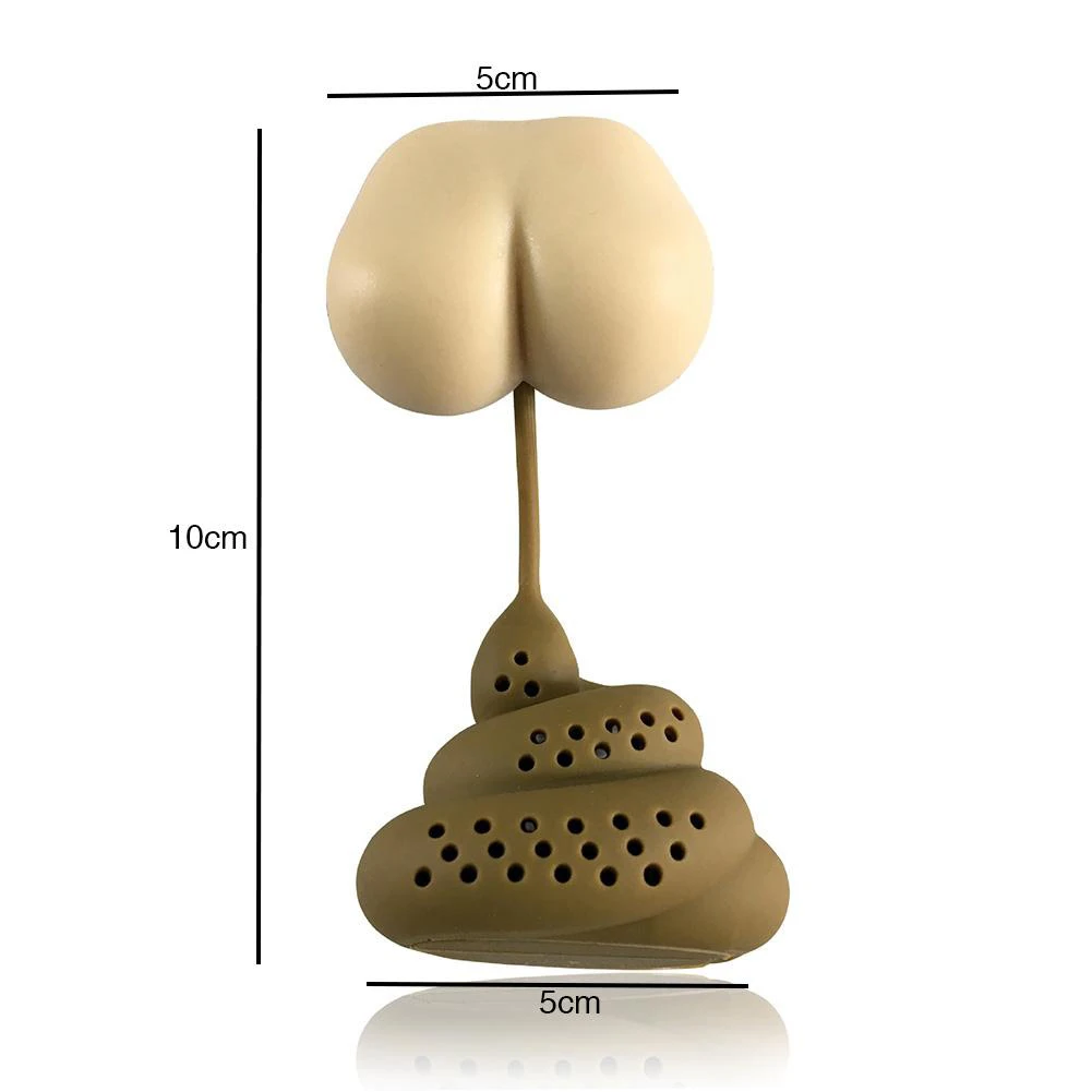 Силиконовое чайное ситечко в форме пуха фильтр-вставка реквизит для розыгрыша