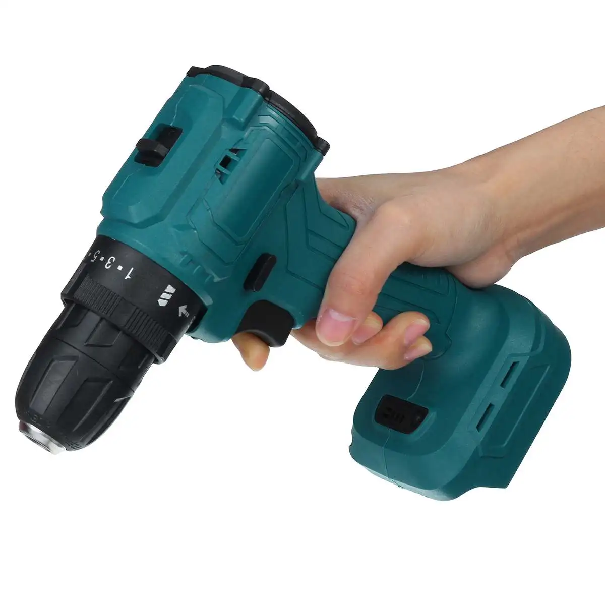 

18V 21V 350Nm 13mm 10mm Brushless Electric Drill with LED Rechargable Cordless Drill Screwdriver Power Tool for Makita Battery