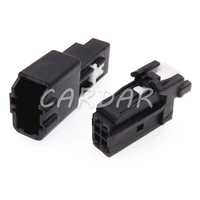 1 set 4 pin 0 6 series miniature female male plug black unsealed socket automotive wiring terminal connector