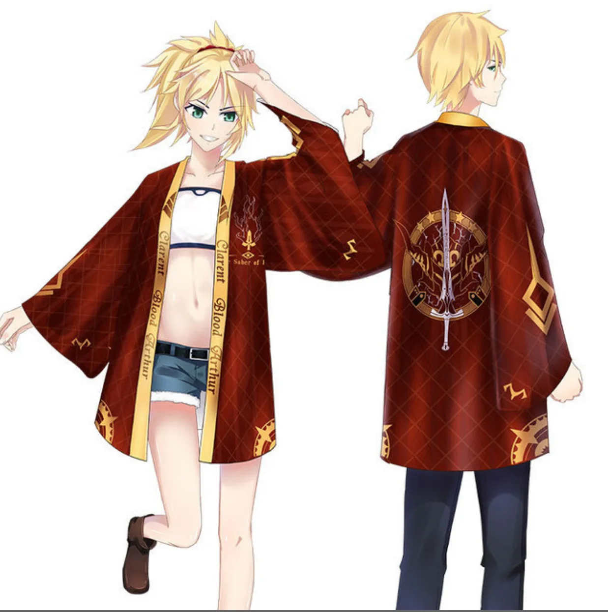 Новый аниме Fate Apocrypha morжелд костюмы для косплея кимоно подростков хаори Пижама