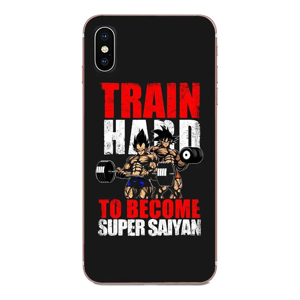 Мягкий чехол из ТПУ с надписью No Pain Gain Dragon Ball Z Goku для LG K50 Q6 Q7 Q8 Q60 X power 2 3 Nexus 5 5X V10 V20 V30