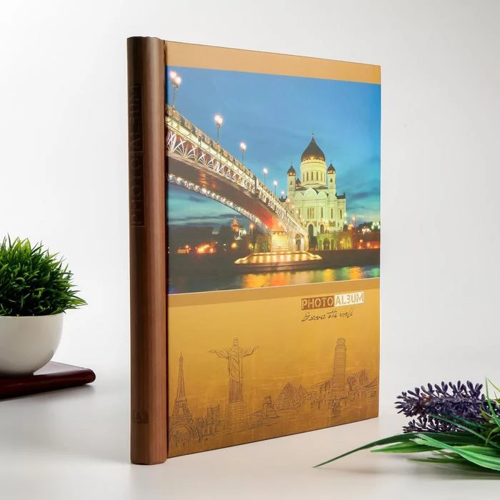 Photo album magnetic 23x28 cm 10 sheets &quotCity" 5177506 Home decor Albums Garden | Дом и сад