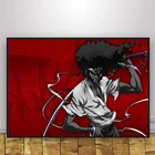 Постеры и принты в стиле афро-самурая, холст, картины на стену, винтажный постер, декоративный домашний декор, Obrazy