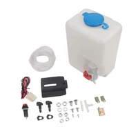 car windshield glass wiper system universal washer reservoir tank water pump bottle kit 12v jet switch reservoir installation