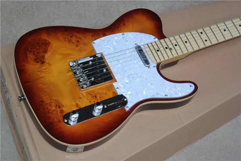 

Китайская гитара на заказ, Высококачественная гитара с 6 струнами, ЭЛЕКТРИЧЕСКАЯ ГИТАРА TL, натуральный sunburst sunset, бесплатная доставка