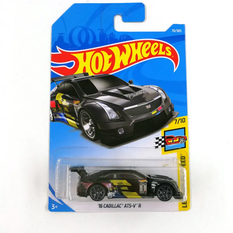 Hot Wheels 1:64 Car 16 CADILLAC ATS-V R Коллекционная версия металлические Литые модели