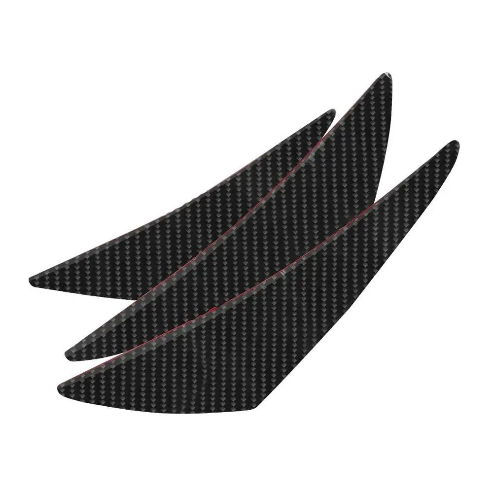 Хит продаж 6 шт. универсальный подходит для переднего бампера губ диффузор Canards