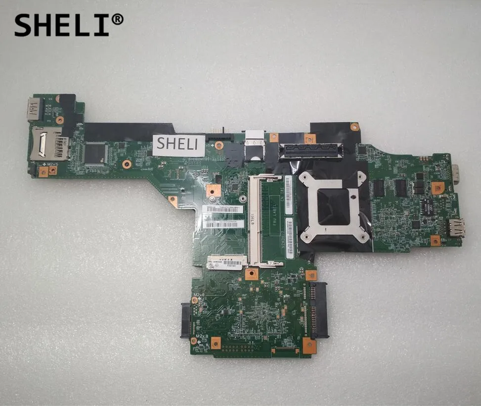 Материнская плата SHELI для Lenovo T420 с фотографической картой FRU: 04W2049|Материнские