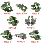 Новый разъем Micro Dock зарядное устройство печатная плата usb порт для зарядки гибкий кабель для huawei Nova 2S 3 3i 5i 3e 4e 5 Pro