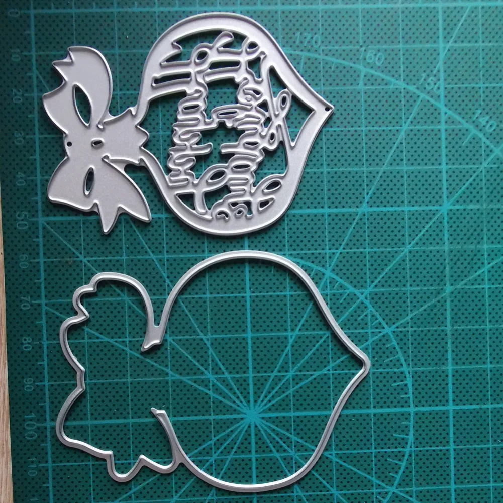Милые банты счастливые праздники буквы металлические режущие трафареты для DIY