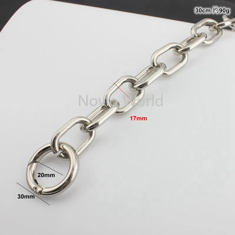 1 шт. тест 30 см серебряная Фотогалерея с 20 мм пружинными кольцами ручка цепи
