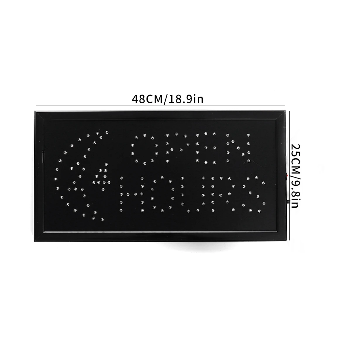 

LED Open Sign Bars Shops Cafe Show Window Florist Advertising LIghts Practical Salon PVC Easy Install Business Store AU US Plug