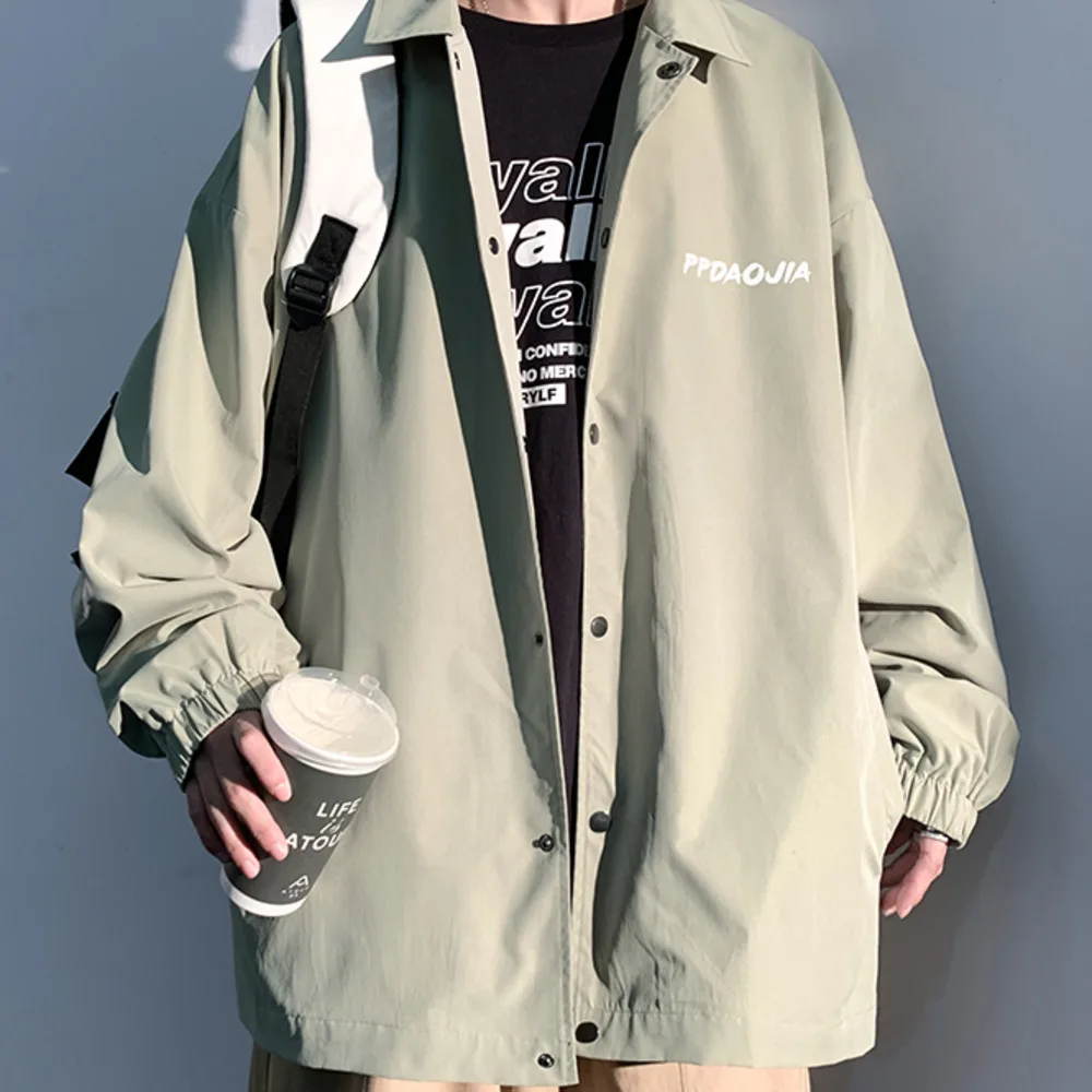 

Una Baseball jacket Men New Single-breasted Hip Women Jacket Coat Men Streetwear Casual Plus size Men's Spring