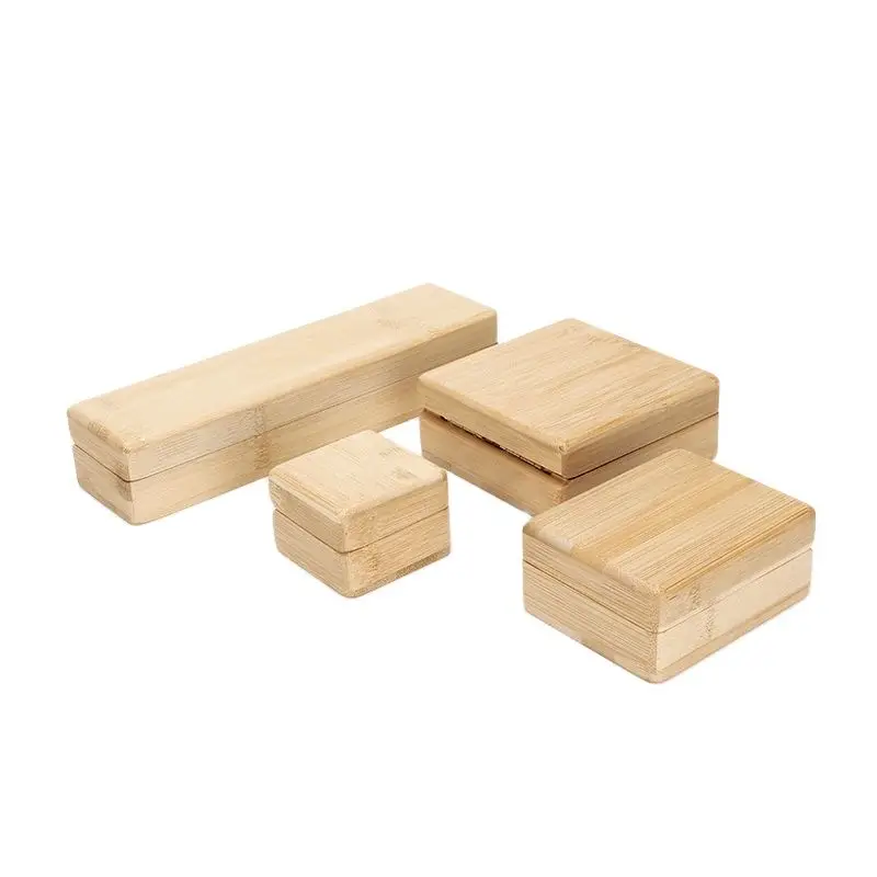 Jewelry box solid wood factory direct sales retro jewelry box custom high-end solid wood wholesale creative box custom