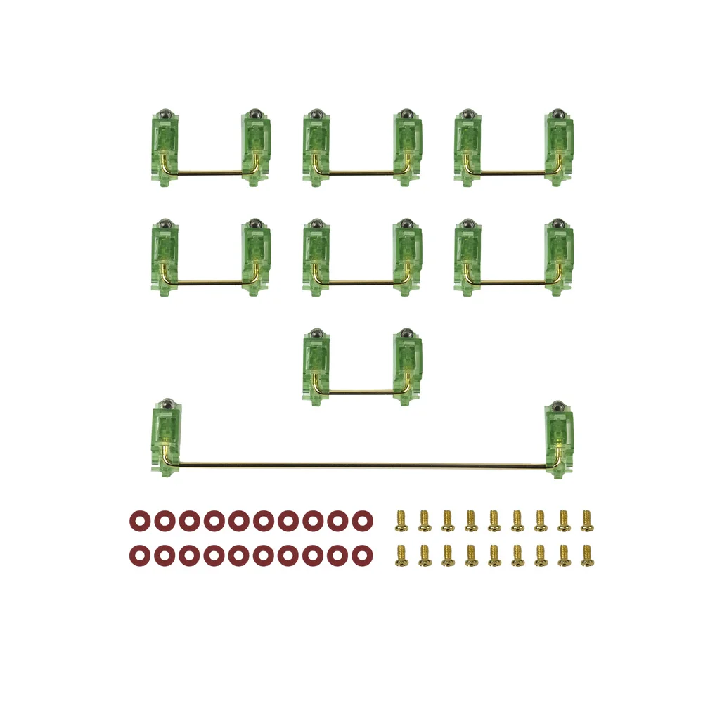 Механическая клавиатура PCB Screw Satellite Axis 6.25U 7U 2U стабилизаторы вишневого цвета
