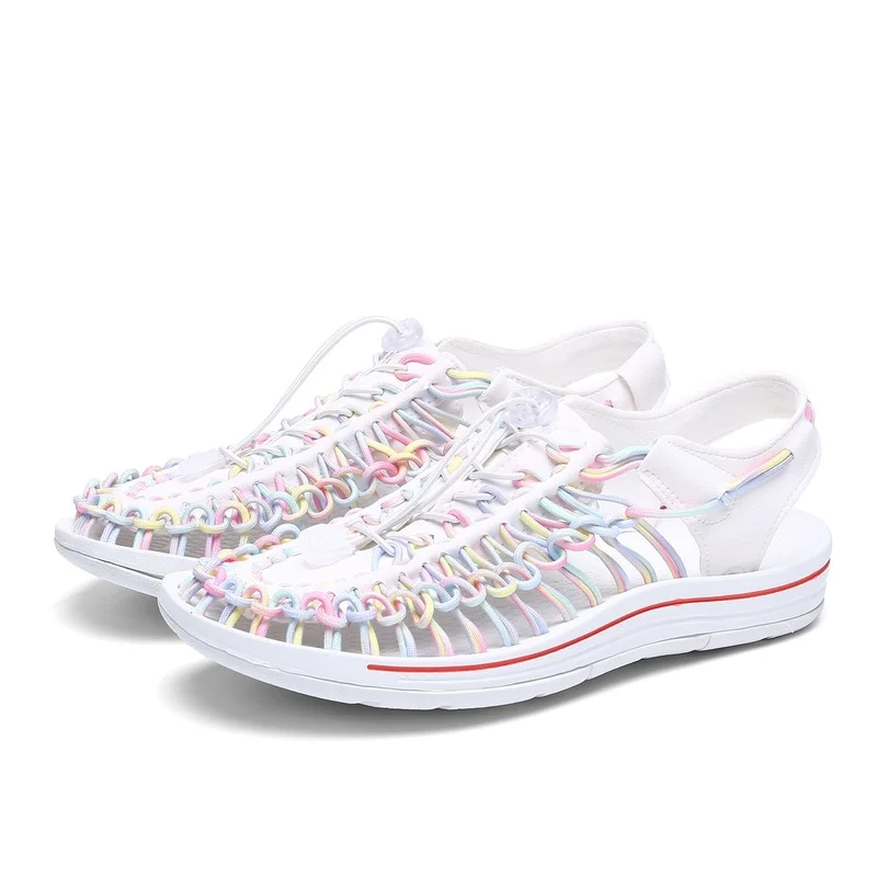 

Hand-woven Men's Sandals Summer Breathable Wading Shoes Comfortable Non-slip Casual Shoes Comfortable Fashionable Beach Shoes