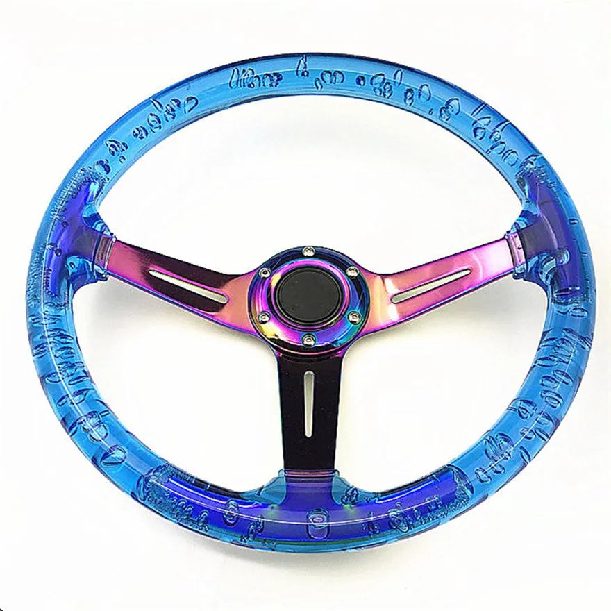 

Автомобильное рулевое колесо, акриловое Хрустальное рулевое колесо, Гоночное светящееся рулевое колесо, конкурентоспособная индивидуальн...