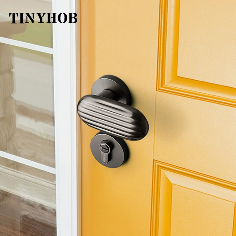 Современный замок для двери из цинкового сплава простой бесшумный межкомнатных