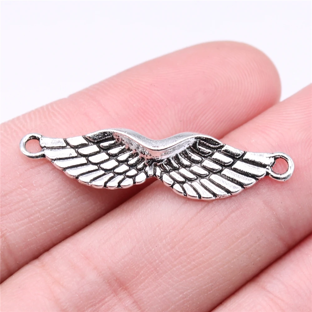 

Sejuani Pendants and necklaces 20pcs 35x9mm Wing Connector Charms