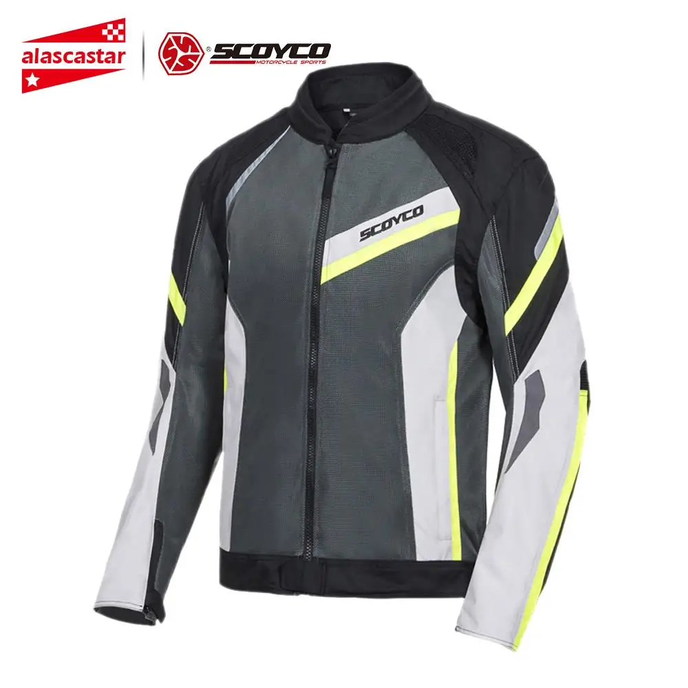Мотоциклетная куртка SCOYCO мужская летняя дышащая мотоциклетная Chaqueta защитное
