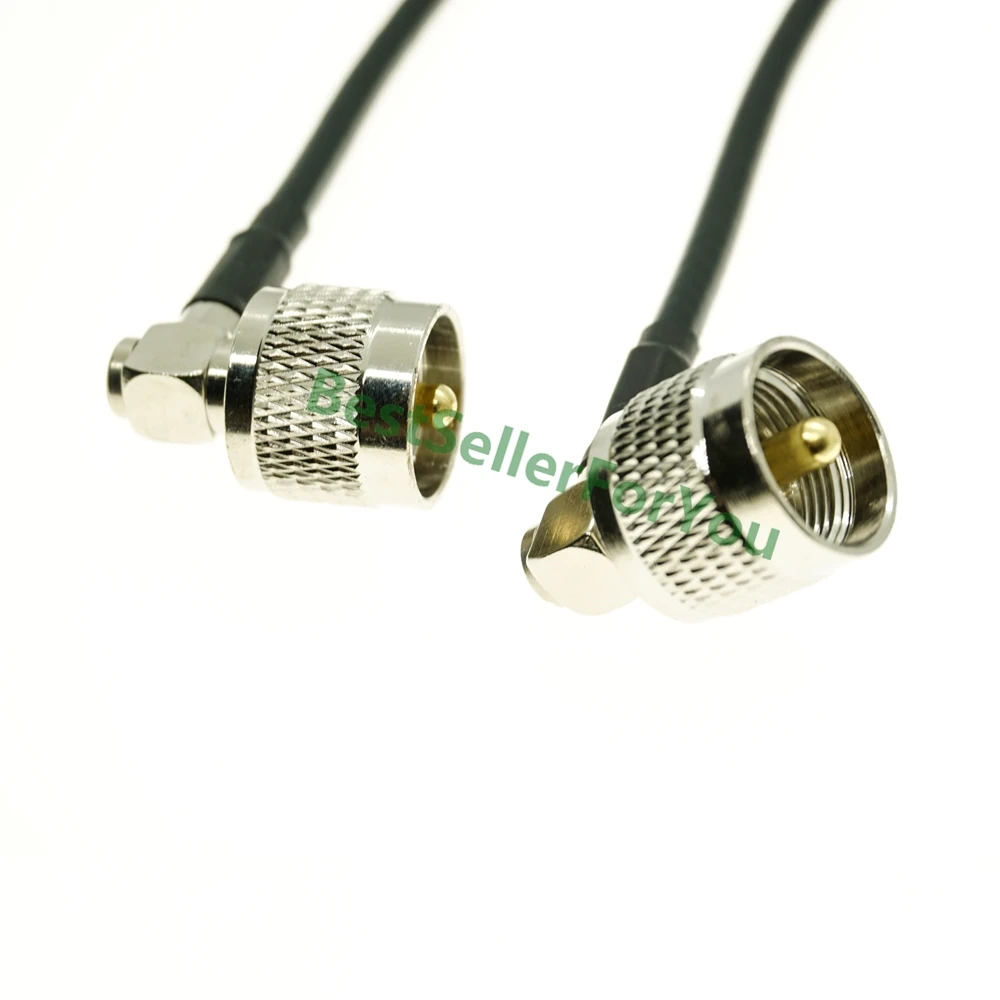 Кабель перемычка с прямым углом UHF Male PL259|Соединители| |