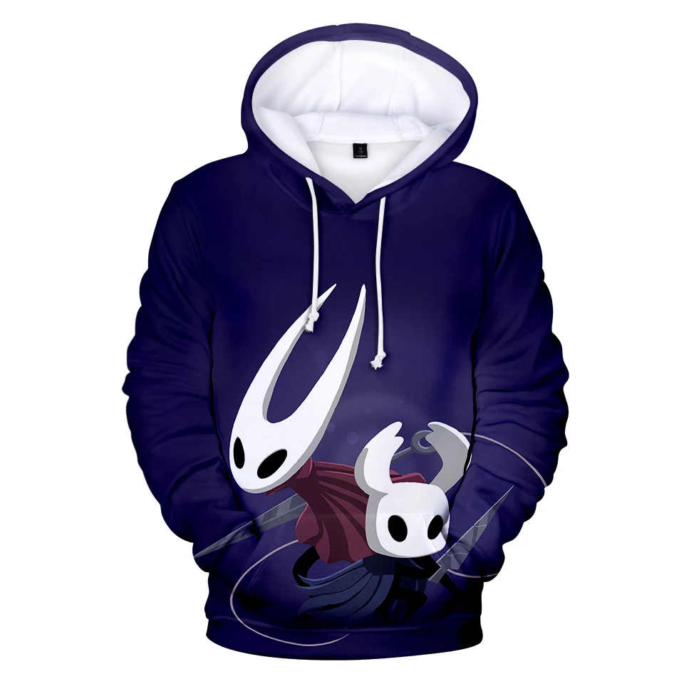 

New Arrival Hollow Knight Cartoon Hoodies Anime Clothes Hollow Knight Fashion 3D Printing Men's and Women's Hooded Sweatshirt