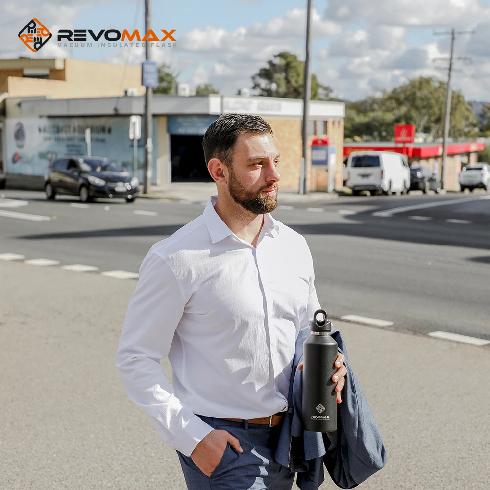 저렴한 RevoMax 592ml 20oz 보온병 물병 304 자전거, 배낭, 캠핑, 사무실 또는 자동차에 적합