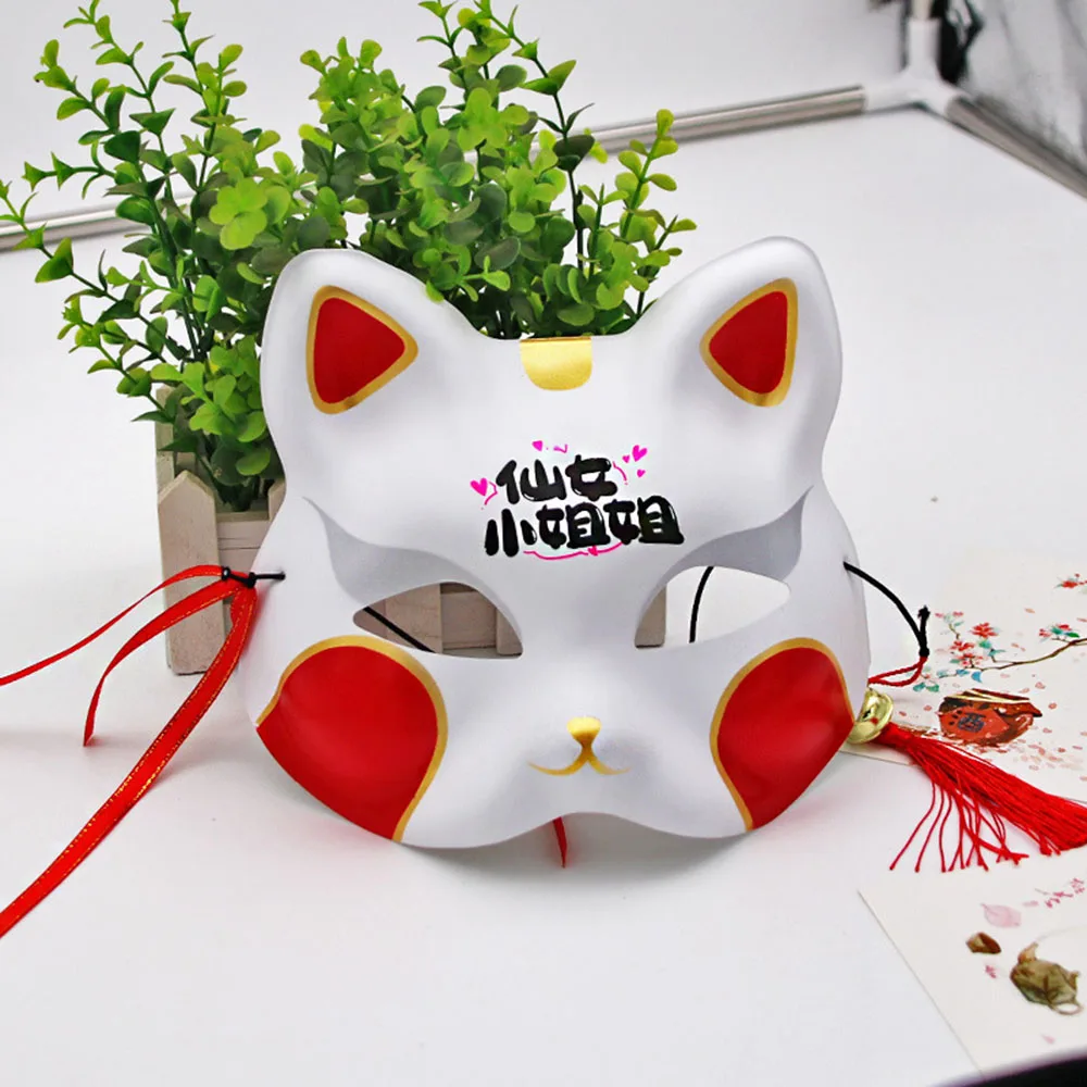 Новые забавные ярко красного цвета Половина котенка забавная мордашка женские