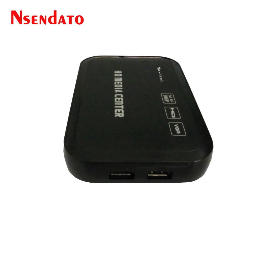 1080P Full HD мультимедийный медиаплеер центр для VGA AV USB SD/MMC MKV плеер с дистанционным