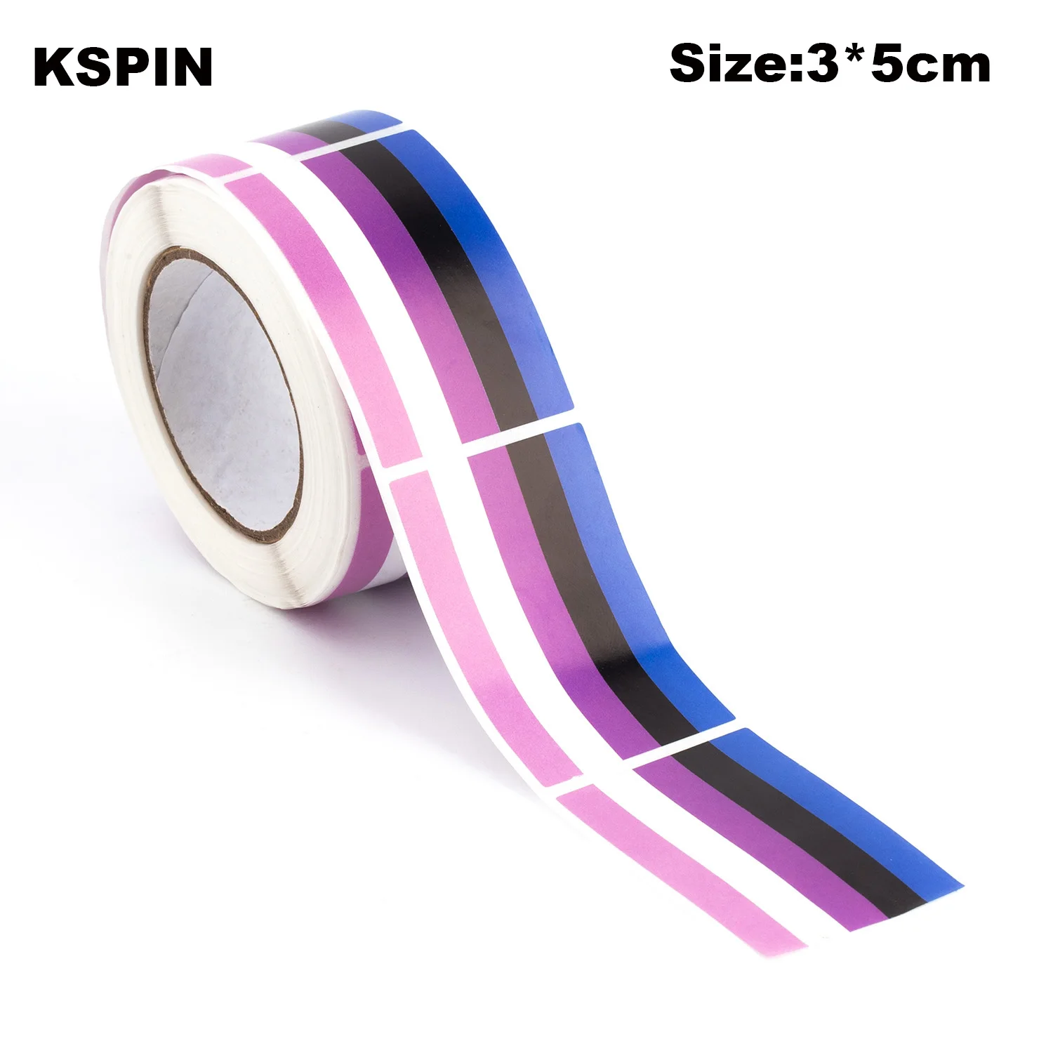 

250PCS Stickers 3*5CM Gender Fluid Paper Sticker Label Packaging Seals Crafts Favor Tag Toppers Labels