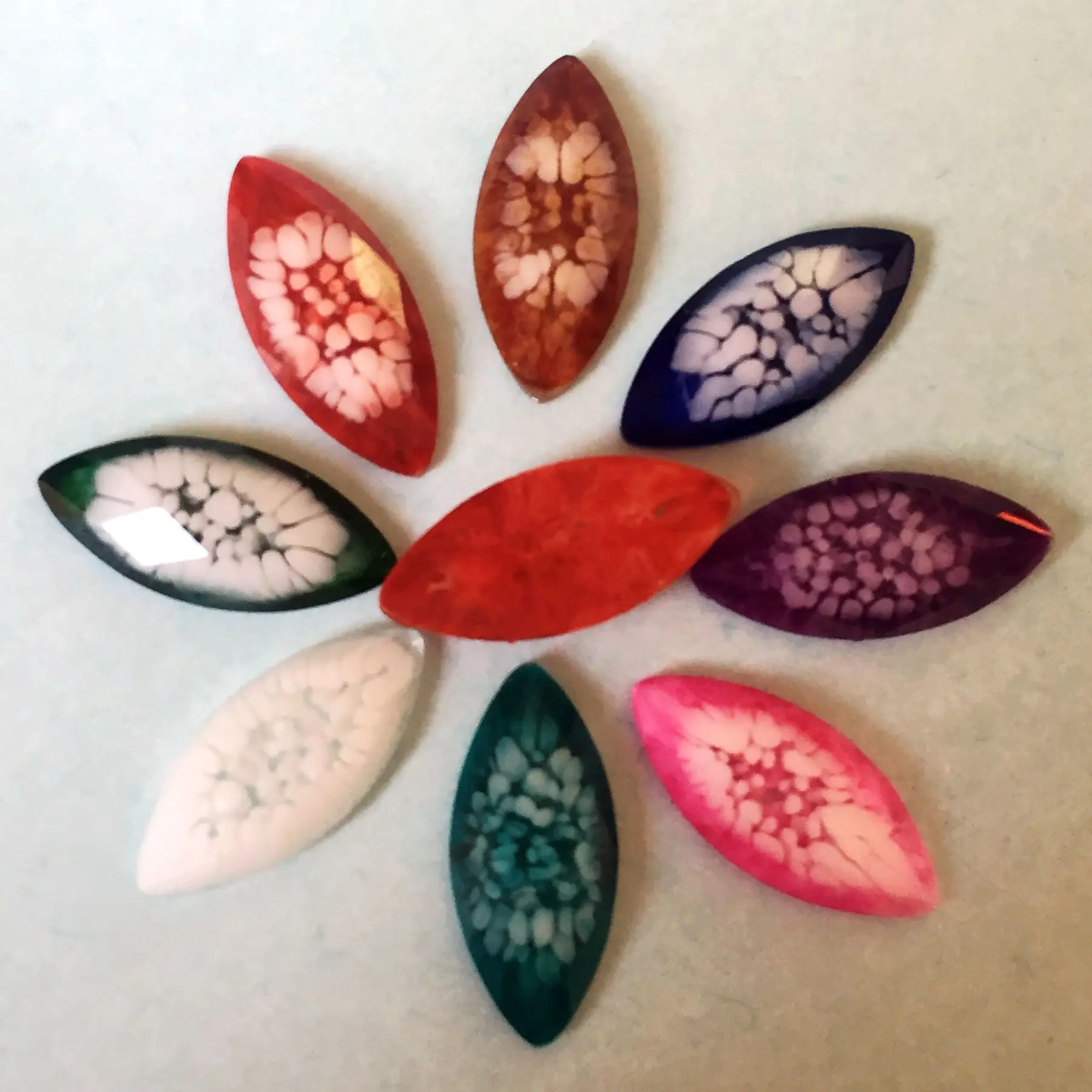 DIY 80 шт новый бутон конский глаз смоляная дрель скрапбук стразы головной убор