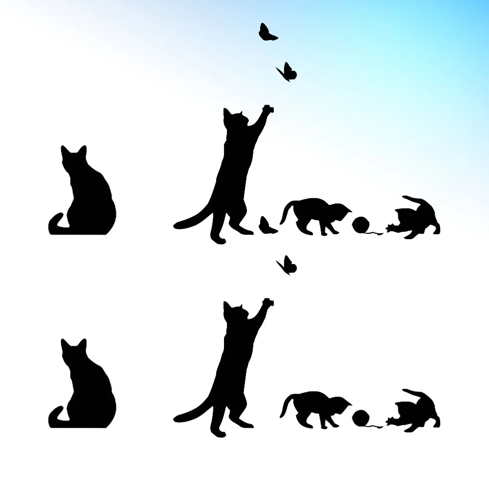 

3 Sheets Design Mural Sticker Creative Stairs Sticker Self-adhesive Decal Background Decoration Accessories for DIY Home Decorat