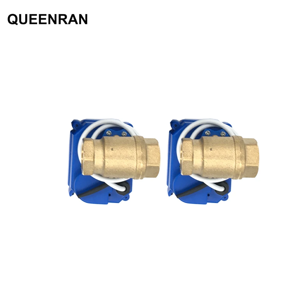 2 шт. 1/2 дюйма (DN15) 3/4 (DN20) 1 дюйм (DN25) DC5V BSP NPT латунный моторизованный шаровой клапан