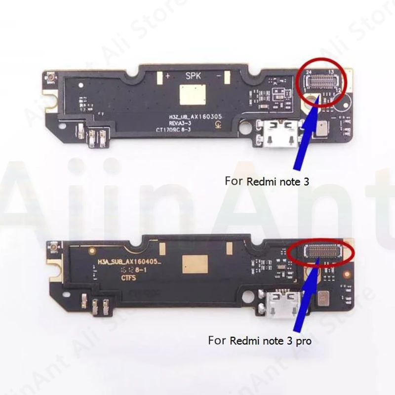USB Дата зарядный порт зарядное устройство док-разъем гибкий кабель для Xiaomi Redmi Note 3 3s 4 4x Pro Prime Замена