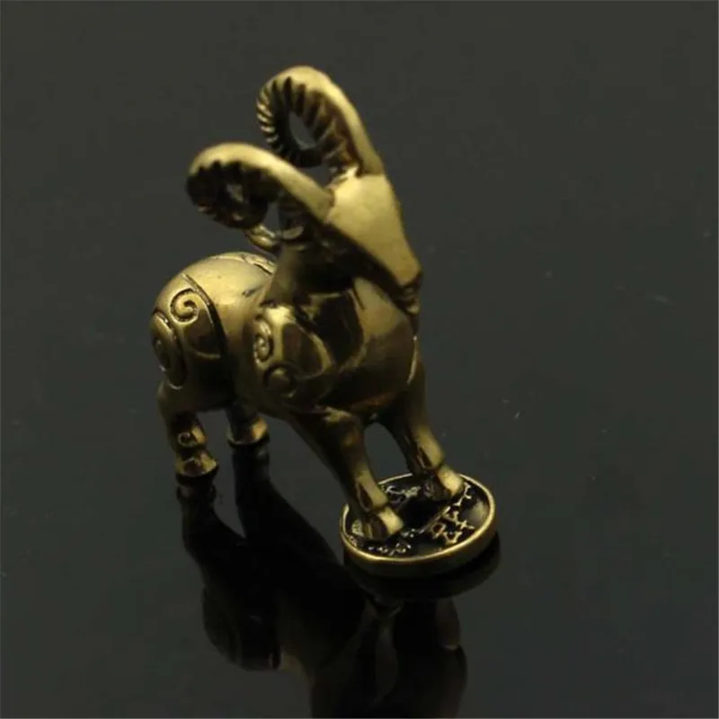 

Home Decor Brass Yellow Goat Mini Metal Figurine Art Statue Model Room Saloon Desk Europe & America Sculpture Decoration Gifts