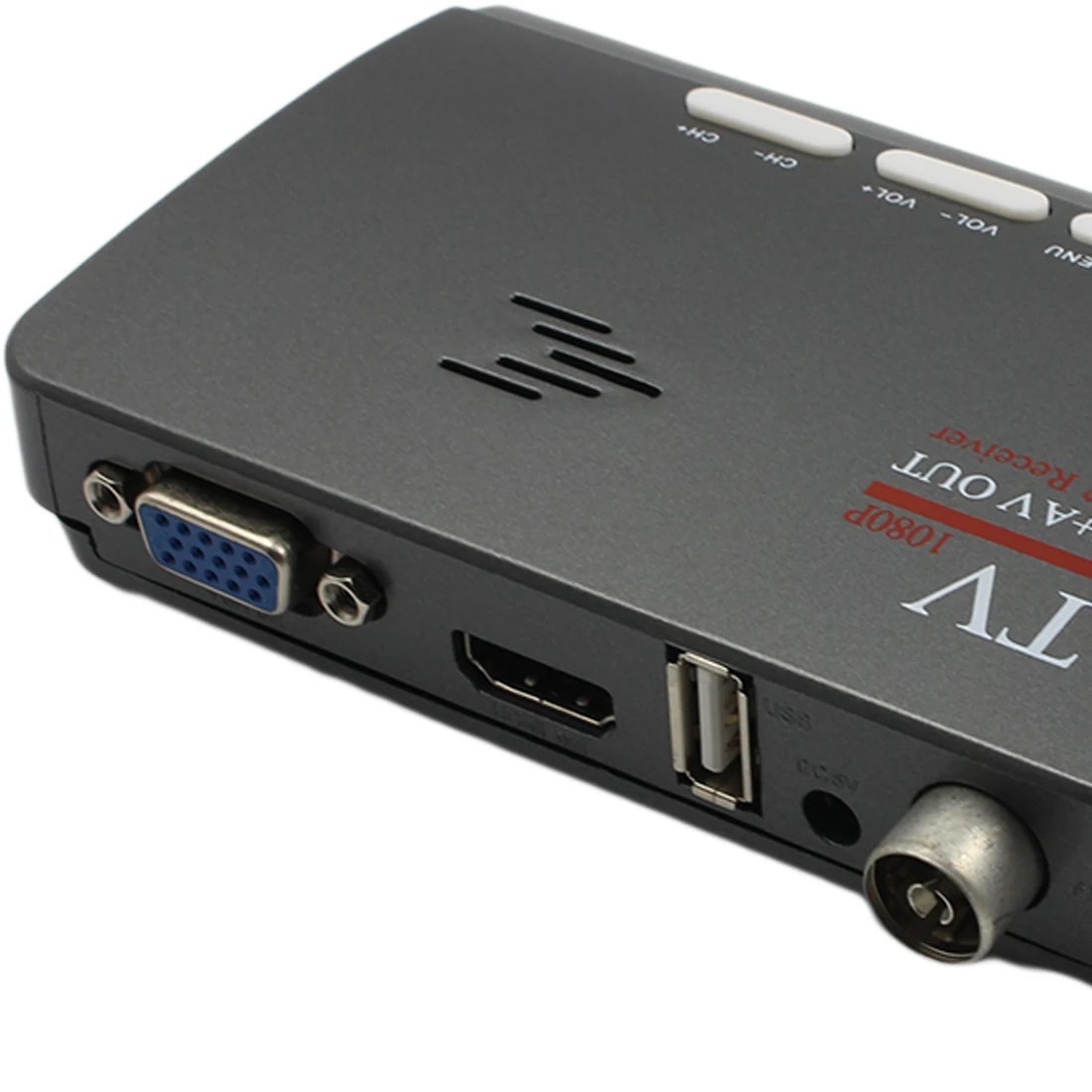 Новый ТВ приставка телеприставка ПК приемник тюнер Внешний LCD CRT VGA HD 1080P динамик