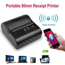 Portable Mini 80mm Bluetooth Wireless Thermal Receipt Ticket Printer For Mobile Phone Android iOS Bill Machine shop printer