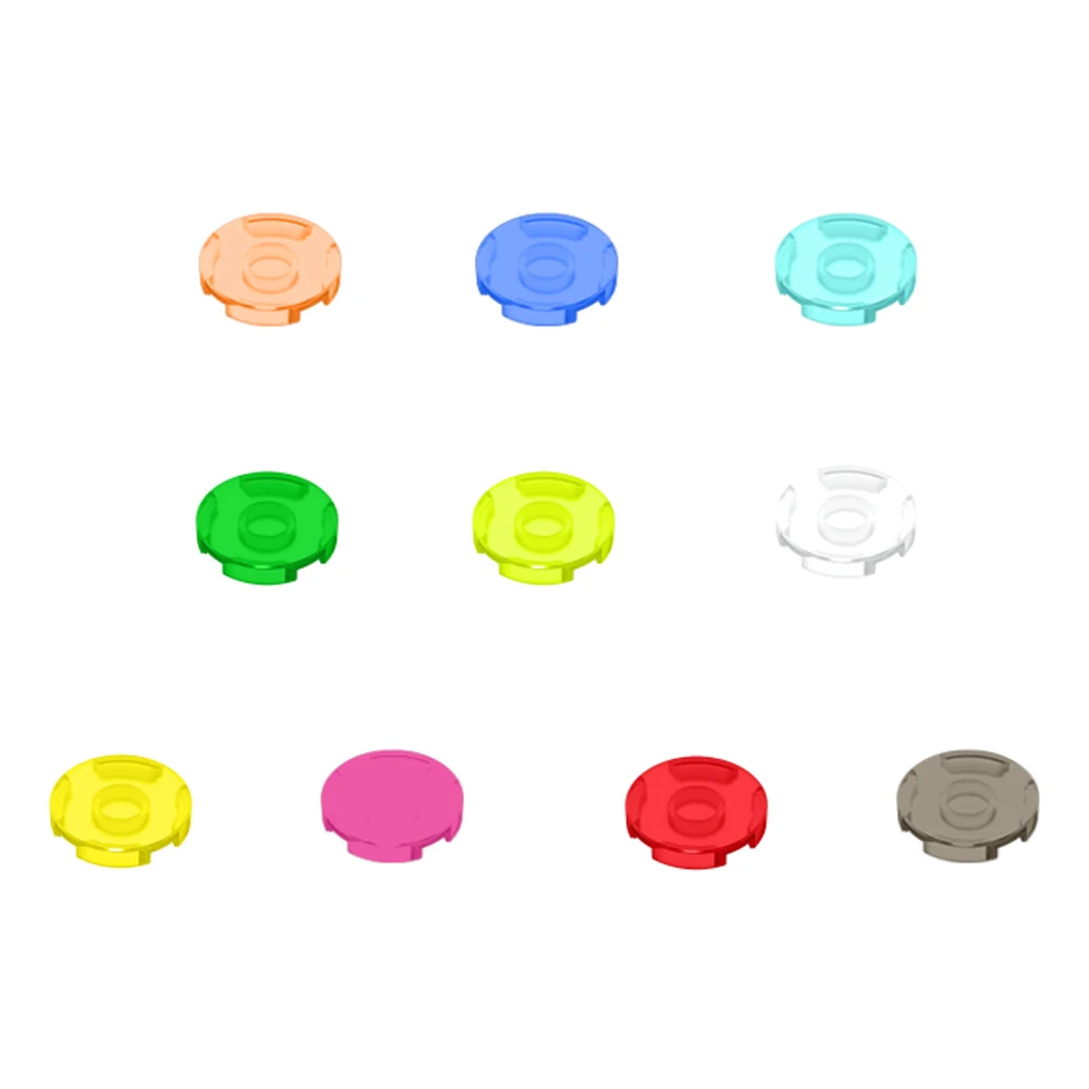 

40 шт., прозрачные строительные блоки, 21 цвет