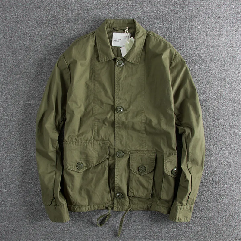 Мужская винтажная куртка-карго MORUANCLE камуфляжная тактическая куртка в стиле