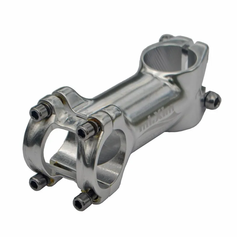 

Ultralight Bicycle Stem Aluminum Alloy Silver Polished MTB Road Bike Handlebar Stem 31.8*80mm Outdoor Cycling Parts Accessories