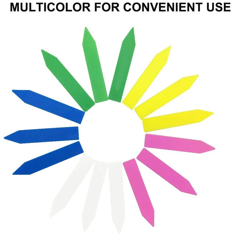 500 шт. толстые ярлыки для растений и травы этикетка Пластик овощей фруктов на