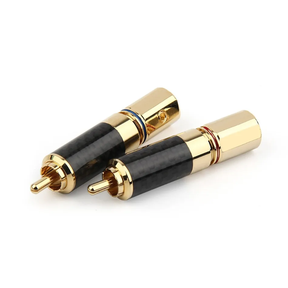 Аудиоразъем RCA из чистой меди штекер для динамика сделай сам сварочный провод