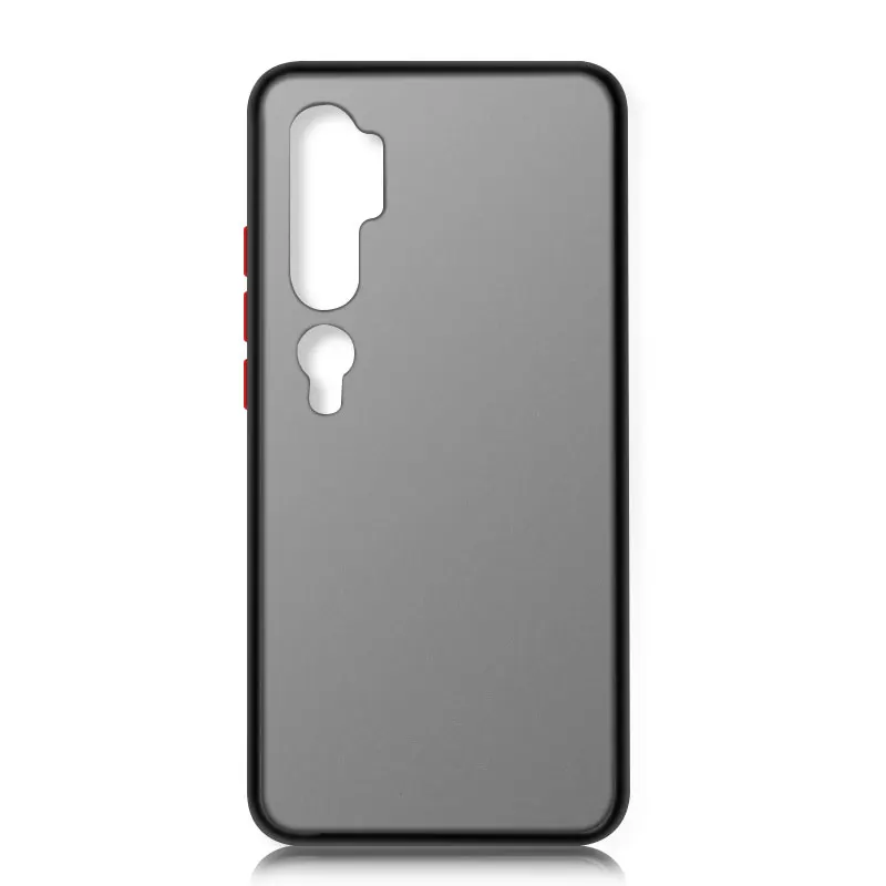 Black Чехол для Xiaomi mi CC9 Pro контрастного цвета, силиконовый защитный чехол для телефона, mi Note 10 Pro CC9e A3 LITE, матовый чехол - Цвет: Black