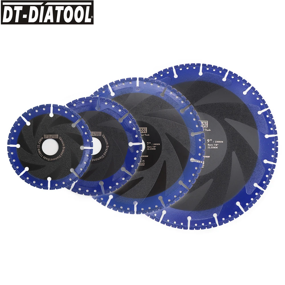 

DT-DIATOOL Vacuum Brazed Diamond Demolition Saw blade Cutting Disc Multi Purpose Rescue Blade For Cast Iron Steel Metal Plastic