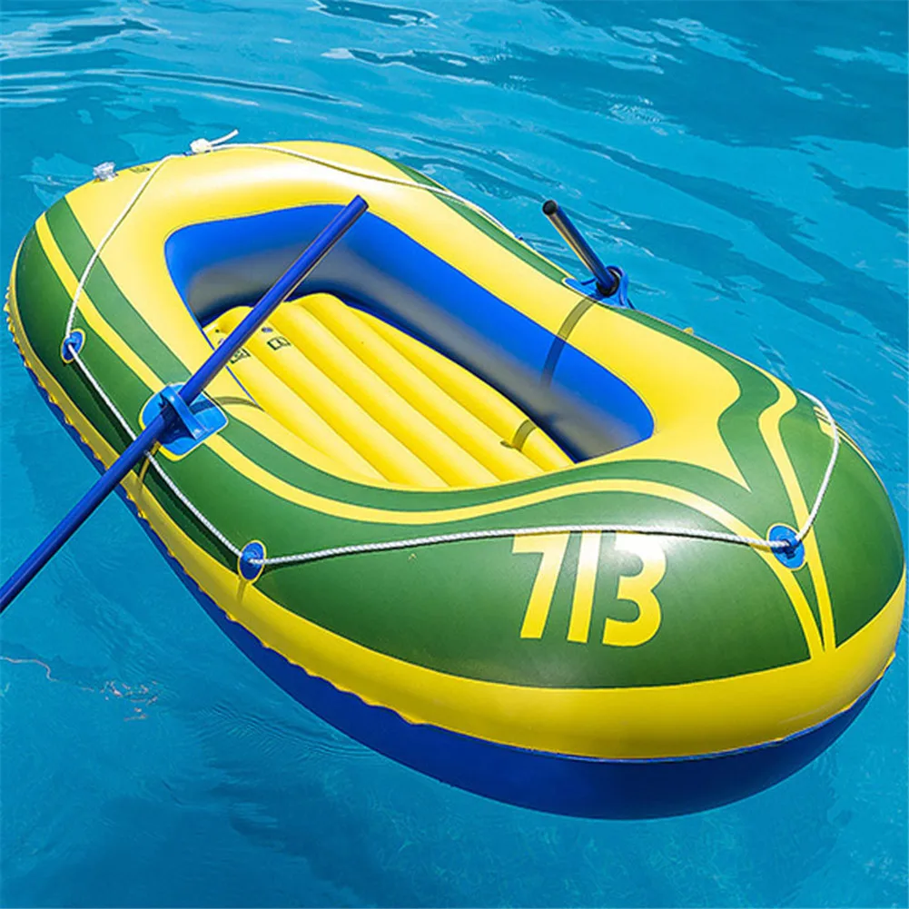 

2 Person Inflatable Rowing Boat Bearing Portable Inflatable Boat Folding Rubber Explorer Boat Kayak Canoe For Fishing 2 People